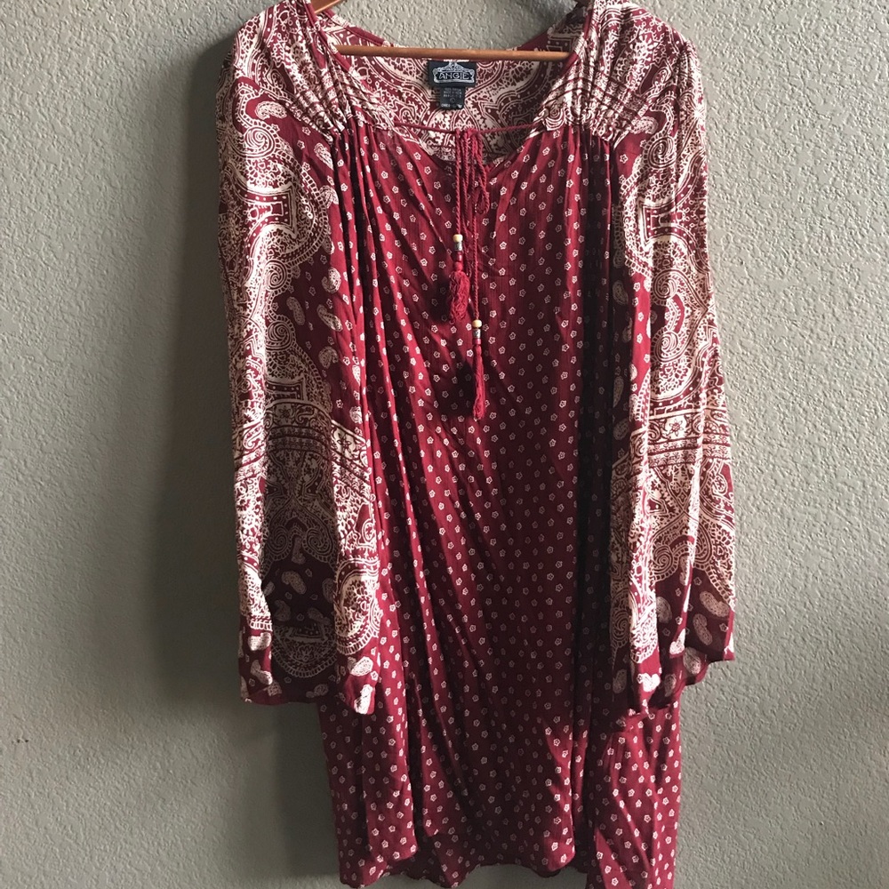 Dress long sleeve dress
